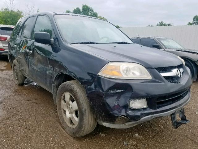 2HNYD18245H510500 - 2005 ACURA MDX BLACK photo 1