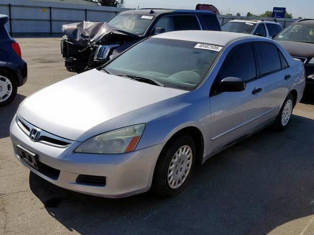 1HGCM56187A221592 - 2007 HONDA ACCORD VAL SILVER photo 2