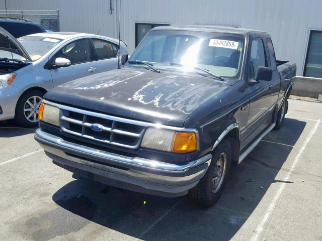 1FTCR14A9RTA56901 - 1994 FORD RANGER SUP BLACK photo 2