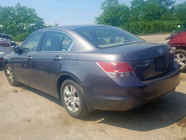 1HGCP26429A146696 - 2009 HONDA ACCORD LXP GRAY photo 3