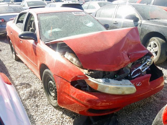 1G3NL52F83C294293 - 2003 OLDSMOBILE ALERO GL RED photo 1