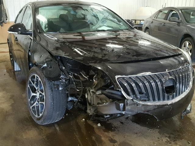 2G4GL5EX9H9152493 - 2017 BUICK REGAL SPOR BLACK photo 1