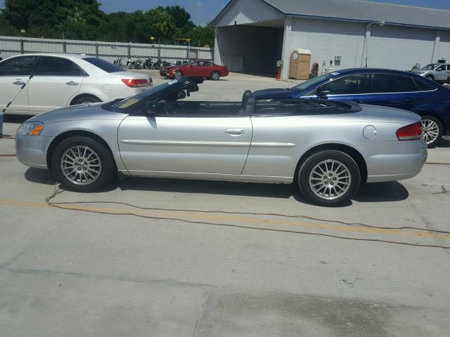 1C3EL55R04N318456 - 2004 CHRYSLER SEBRING LX SILVER photo 9