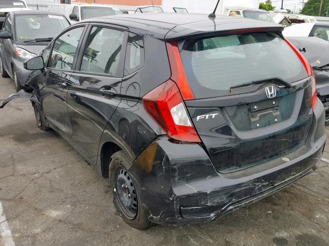 3HGGK5H48KM705496 - 2019 HONDA FIT LX BLACK photo 3