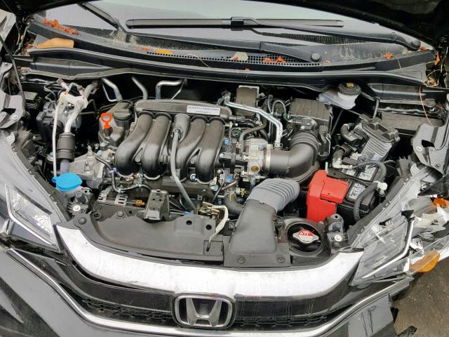 3HGGK5H48KM705496 - 2019 HONDA FIT LX BLACK photo 7