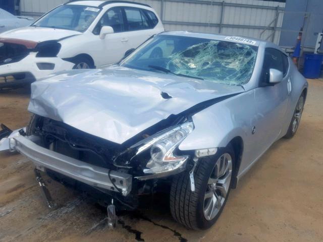 JN1AZ4EH9EM636824 - 2014 NISSAN 370Z BASE SILVER photo 2