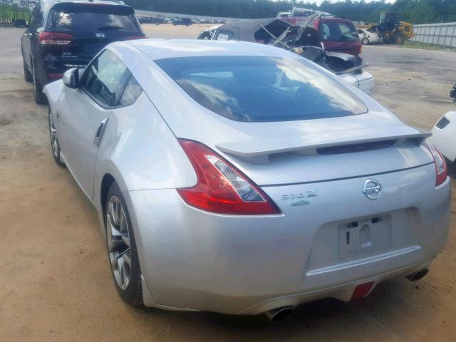 JN1AZ4EH9EM636824 - 2014 NISSAN 370Z BASE SILVER photo 3