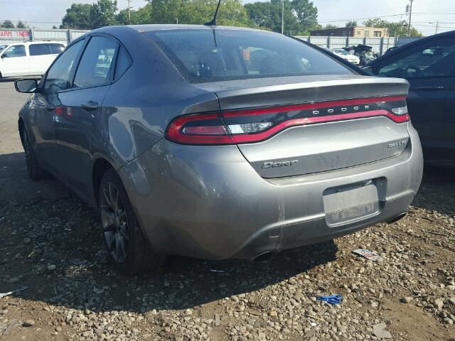 1C3CDFBAXDD322416 - 2013 DODGE DART GRAY photo 3