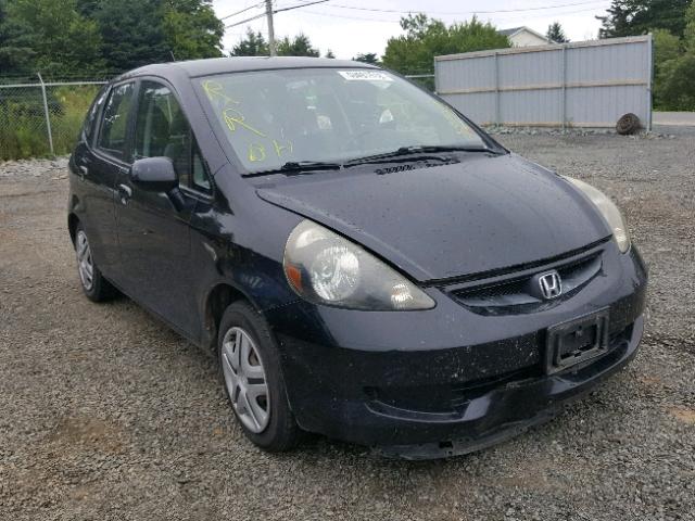 JHMGD37458S807058 - 2008 HONDA FIT BLACK photo 1