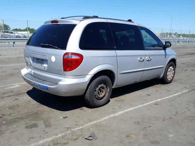 1C4GJ45371B269639 - 2001 CHRYSLER VOYAGER LX SILVER photo 4