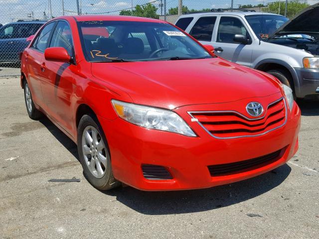 4T1BF3EK4BU709959 - 2011 TOYOTA CAMRY BASE RED photo 1