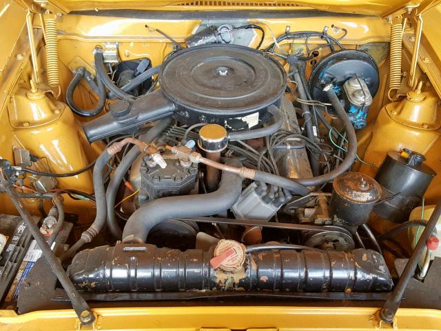 A1C797H188620 - 1971 AMERICAN MOTORS JAVELIN YELLOW photo 7