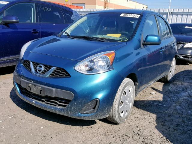 3N1CK3CP3FL231538 - 2015 NISSAN MICRA BLUE photo 2