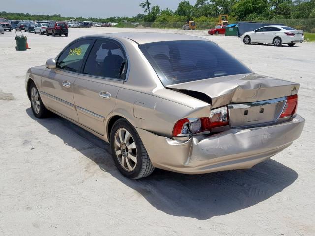 KNAGD128245278531 - 2004 KIA OPTIMA GOLD photo 3