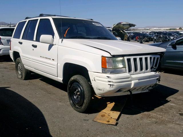 1J4GZ78Y5WC307611 - 1998 JEEP GRAND CHER WHITE photo 1