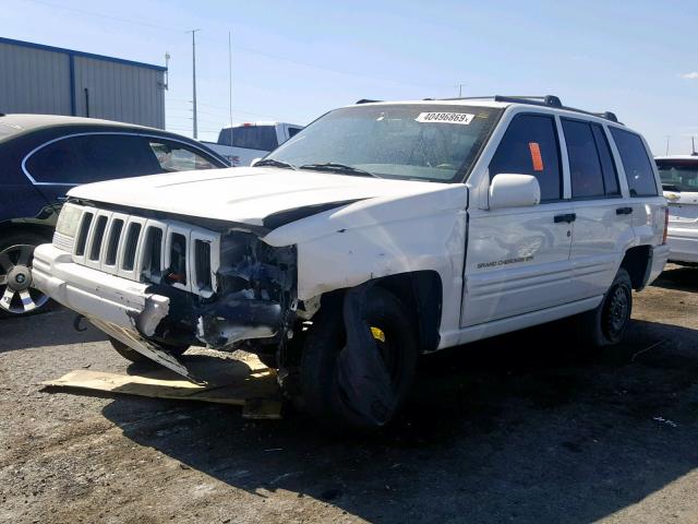 1J4GZ78Y5WC307611 - 1998 JEEP GRAND CHER WHITE photo 2