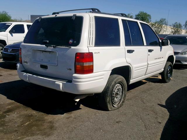 1J4GZ78Y5WC307611 - 1998 JEEP GRAND CHER WHITE photo 4