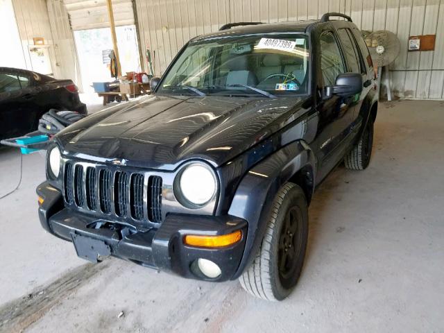 1J8GL58K63W501073 - 2003 JEEP LIBERTY LI BLACK photo 2