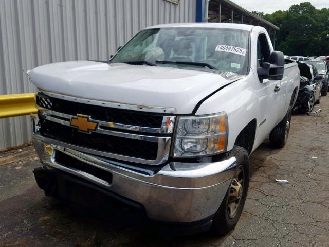 1GC0CVCG4CF101329 - 2012 CHEVROLET SILVERADO WHITE photo 2