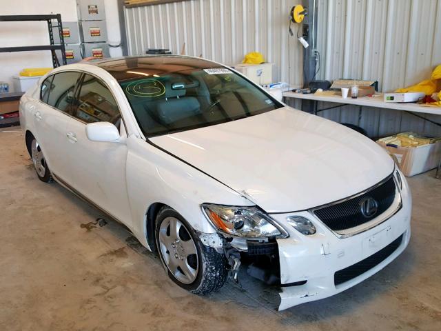 JTHBH96S665044707 - 2006 LEXUS GS 300 WHITE photo 1