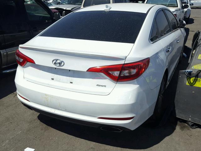 5NPE34AF0GH427408 - 2016 HYUNDAI SONATA SPO WHITE photo 4