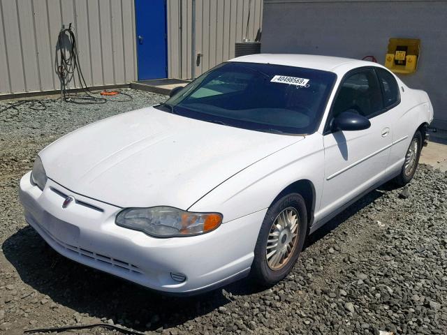 2G1WW12E9Y9256218 - 2000 CHEVROLET MONTE CARL 白色 照片 2