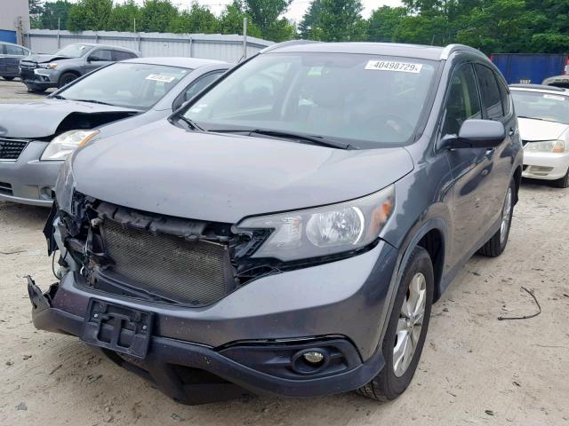 JHLRM4H77CC009112 - 2012 HONDA CR-V EXL GRAY photo 2