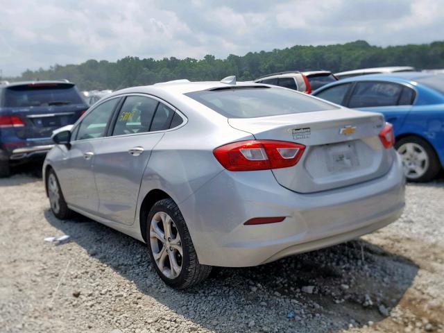 1G1BF5SM9H7102400 - 2017 CHEVROLET CRUZE PREM SILVER photo 3