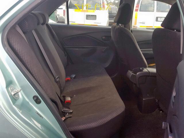 JTDBT923871055621 - 2007 TOYOTA YARIS GREEN photo 6