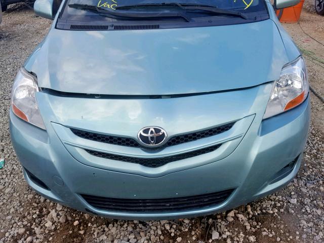 JTDBT923871055621 - 2007 TOYOTA YARIS GREEN photo 9