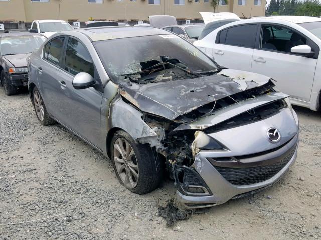 JM1BL1U54B1451196 - 2011 MAZDA 3 S GRAY photo 1