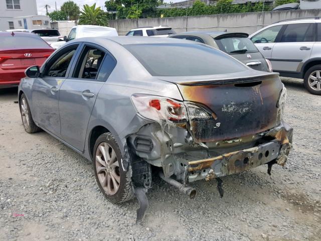 JM1BL1U54B1451196 - 2011 MAZDA 3 S GRAY photo 3