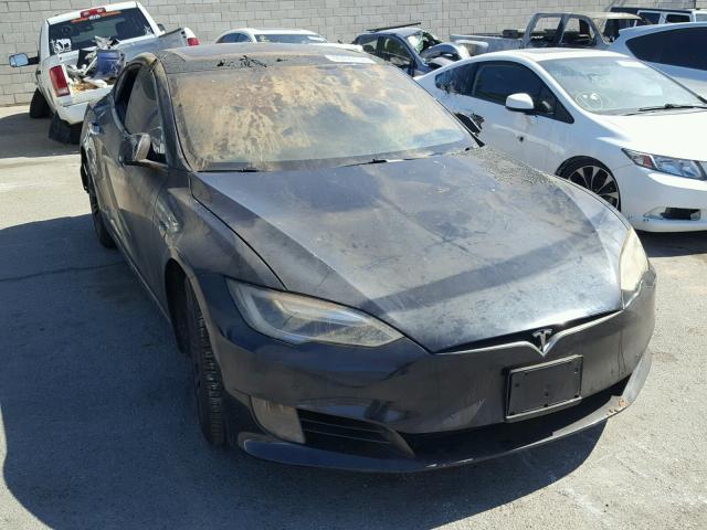 5YJSA1E22GF169745 - 2016 TESLA MODEL S BLACK photo 1