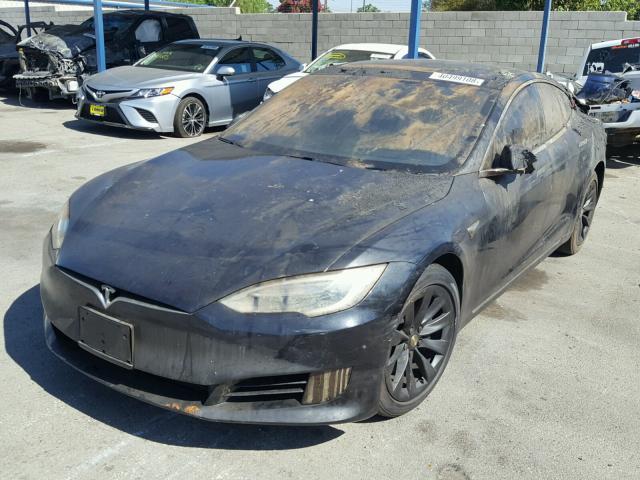 5YJSA1E22GF169745 - 2016 TESLA MODEL S BLACK photo 2