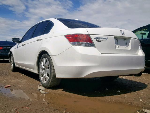 1HGCP2F87AA190068 - 2010 HONDA ACCORD EXL WHITE photo 3