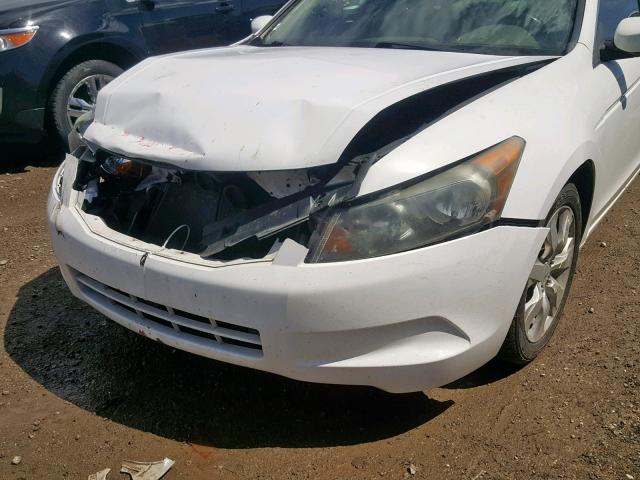 1HGCP2F87AA190068 - 2010 HONDA ACCORD EXL WHITE photo 9