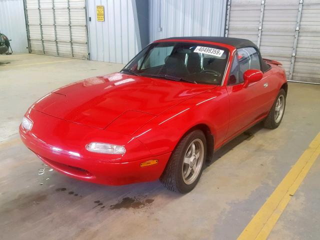 JM1NA3516P0404453 - 1993 MAZDA MX-5 MIATA RED photo 2