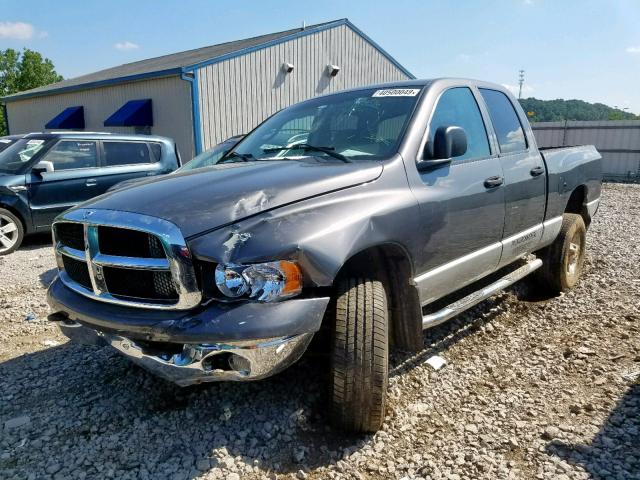 3D3KU28643G746394 - 2003 DODGE RAM 2500 S GRAY photo 2