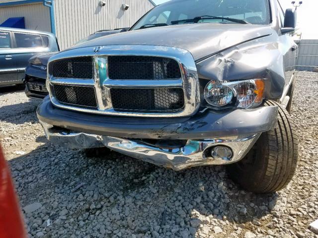 3D3KU28643G746394 - 2003 DODGE RAM 2500 S GRAY photo 9