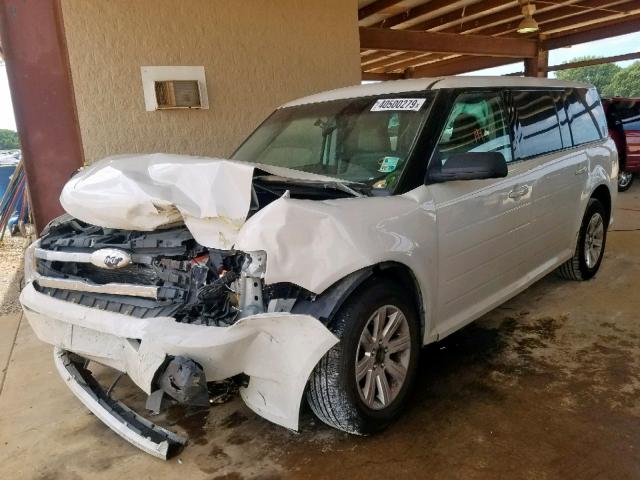 2FMGK5BC7CBD15115 - 2012 FORD FLEX SE WHITE photo 2