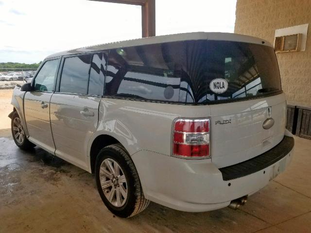 2FMGK5BC7CBD15115 - 2012 FORD FLEX SE WHITE photo 3