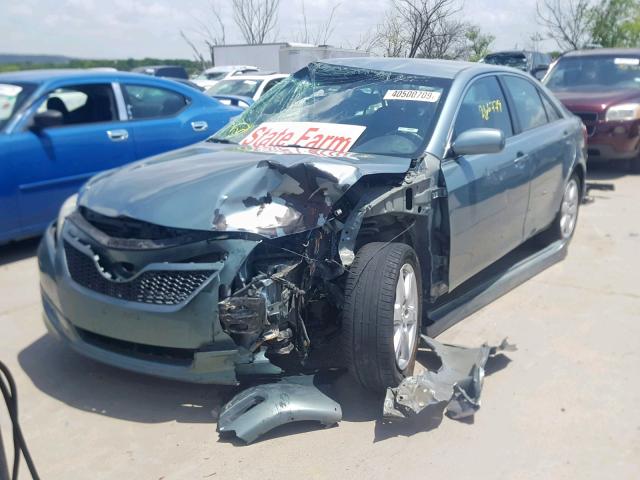 4T1BE46K77U541135 - 2007 TOYOTA CAMRY NEW GREEN photo 2