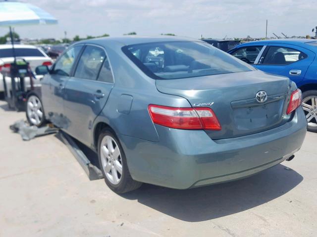 4T1BE46K77U541135 - 2007 TOYOTA CAMRY NEW GREEN photo 3