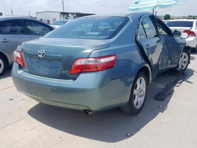 4T1BE46K77U541135 - 2007 TOYOTA CAMRY NEW GREEN photo 4