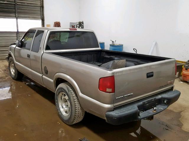 1GTCS19X538269937 - 2003 GMC SONOMA GRAY photo 3