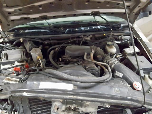 1GTCS19X538269937 - 2003 GMC SONOMA GRAY photo 7