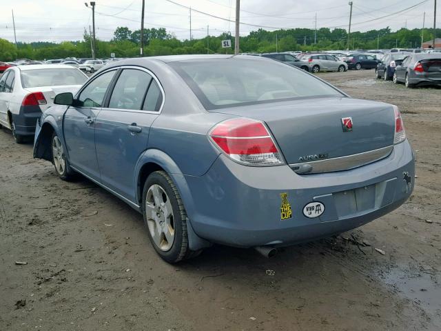 1G8ZS57B09F171714 - 2009 SATURN AURA XE BLUE photo 3