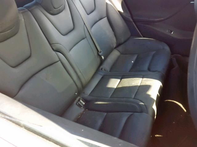 5YJSA1E27HF217158 - 2017 TESLA MODEL S Qırmızı foto 6