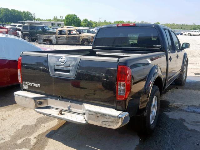 1N6AD09U67C454113 - 2007 NISSAN FRONTIER C BLACK photo 4