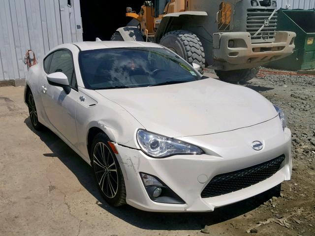 JF1ZNAA11G9705388 - 2016 TOYOTA SCION FR-S WHITE photo 1